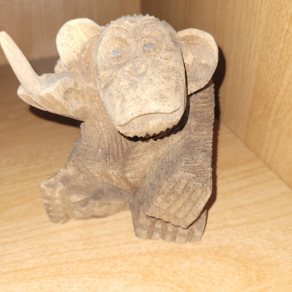 3/$10 Wooden handcrafted Monkey